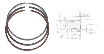 Description:Piston Ring 
Vehicle No.:DAEWOO
Brand :Agenuine 
Engine No.:D2366
Dia.123MM
Guangzhou Agenuine High quality auto parts,engine parts supplier,
We are the manufacture & supplier of PISTON,PISTON RING,LINER,LINER KIT for DIESEL ENGINES .  
