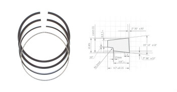 YANMAR 4D84-1  piston ring 4D84-1
Type: Piston ring
Car make.: YANMAR
Brand : Agenuine
Engine No.: 4D84-1
OEM No.: 4D84-1
Dia.: 84
No. of cylinder: 4
Place of Origin:Guangdong, China (Mainland)
Material: steel,aluminum,cast iron
Agenuine quality Piston for YANMAR 4D84-1. High quality auto parts, engine parts supplier.